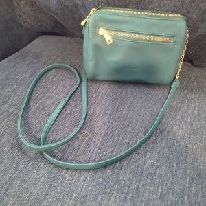 Small emerald green purse